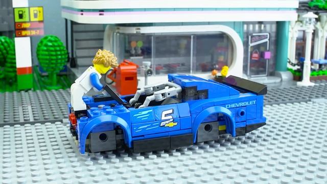 Lego Nascar Build |  Lego Speed Champions 75891 Chevrolet Camaro ZL1 Race Car