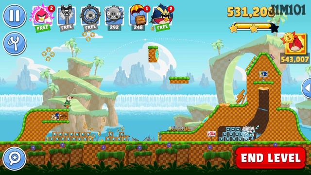 ANGRY BIRDS FRIENDS TOURNAMENT: CAN J1M101 GET ALL THREE STARS ? #142 6 LEVEL ANGRY BIRDS SONIC смотреть онлайн