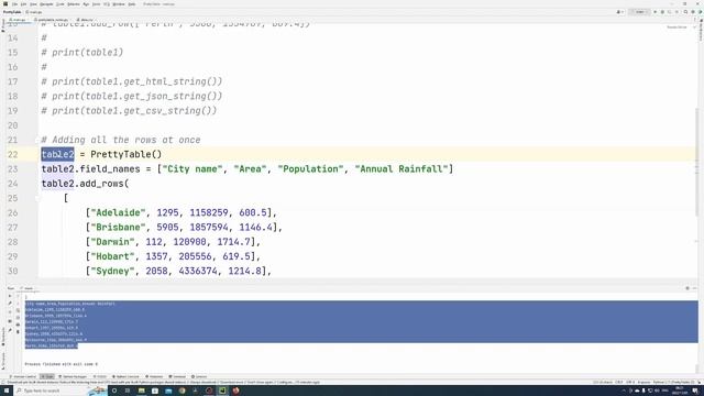 Python Pip install and pretty table : Python programming for beginners смотреть онлайн