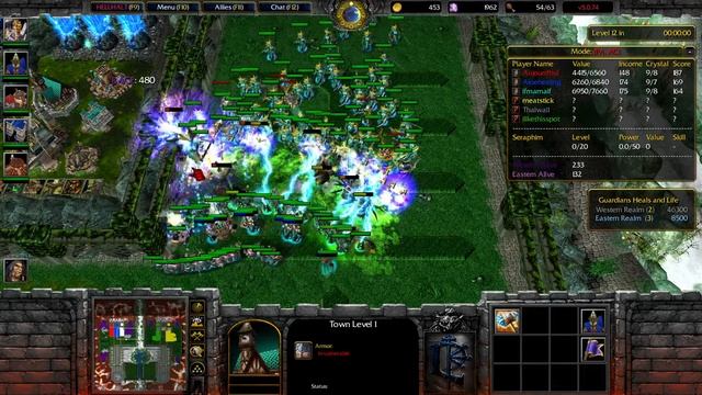 Warcraft 3 Classic HellHalt TD Competitive #77 смотреть онлайн