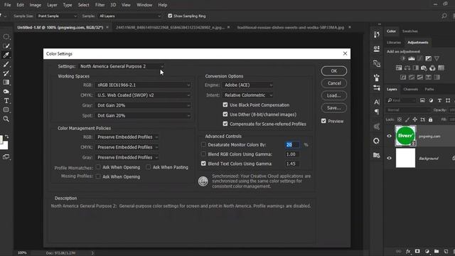 Adjusting the RGB and CMYK color settings - Photoshop advance tutorials - Bangla photoshop tutorial смотреть онлайн