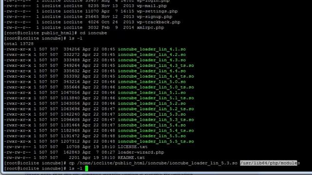 How to Install Ioncube Loaders onto a CentOS Cloud Server смотреть онлайн