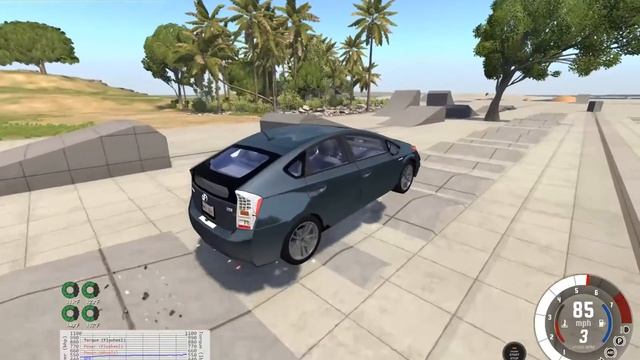 BeamNG.drive#2 Totota PRIUS vs РЕАКТИВНЫЙ АВТОБУС!? | Краш-Тест Toyota PRIUS | смотреть онлайн