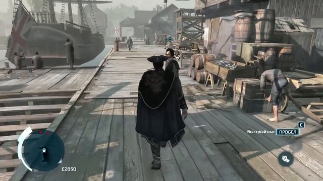 Прохождение Assassin's Creed III #3 - Прибытие в Бостон смотреть онлайн