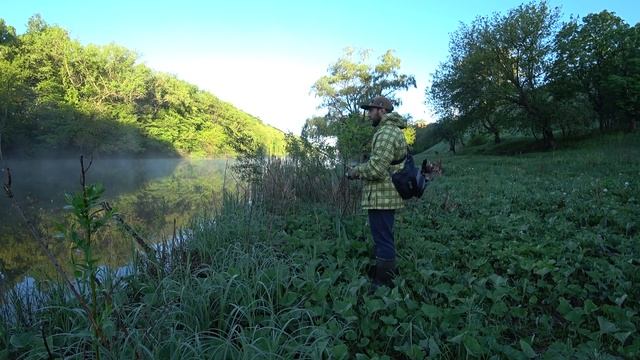 Микроджиг в мае на малой реке. Щука и окунь на спиннинг весной. Ультралайт рыбалка 2021. смотреть онлайн