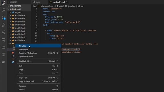 Ansible - Create your first playbook смотреть онлайн