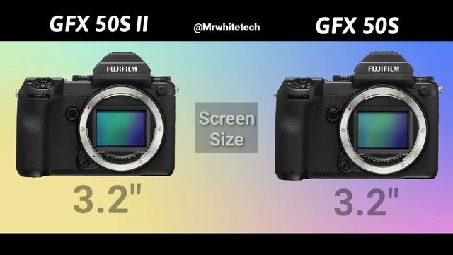 Fujifilm GFX 50S II Vs Fujifilm GFX 50S смотреть онлайн
