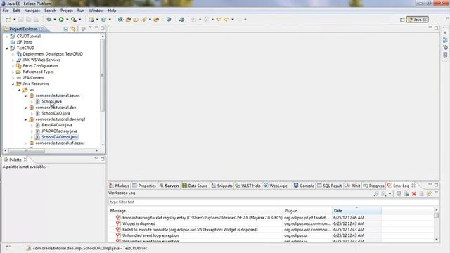 CRUD JPA JSF смотреть онлайн