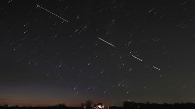 Удивительный космос. Ночное небо ускоренная съемка. смотреть онлайн