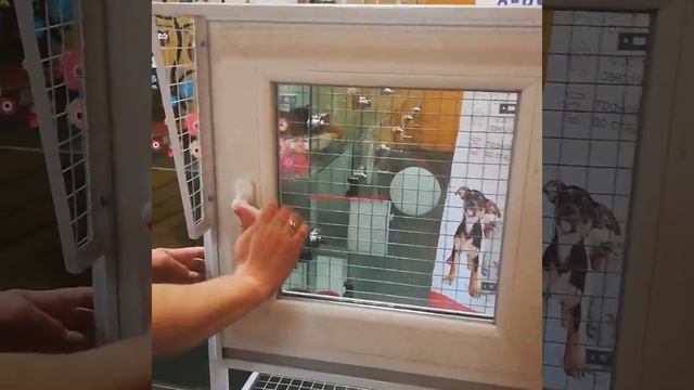 Монтаж съемной решётки антикошка смотреть онлайн