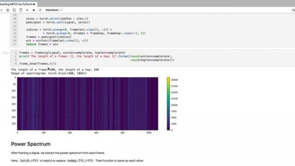 tutorials 3---- Extracting MFCC by PyTorch style Python