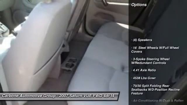2007 Saturn VUE FWD 4dr I4 Manual Berlin NJ 08009 смотреть онлайн