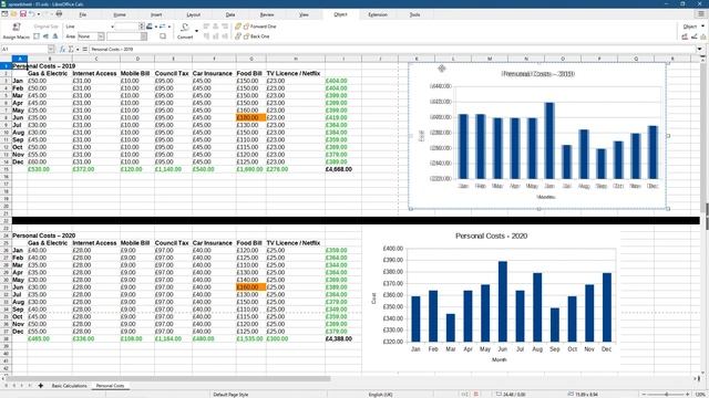 Libre Office 7 Calc Spreadsheets Beginners Tutorial смотреть онлайн