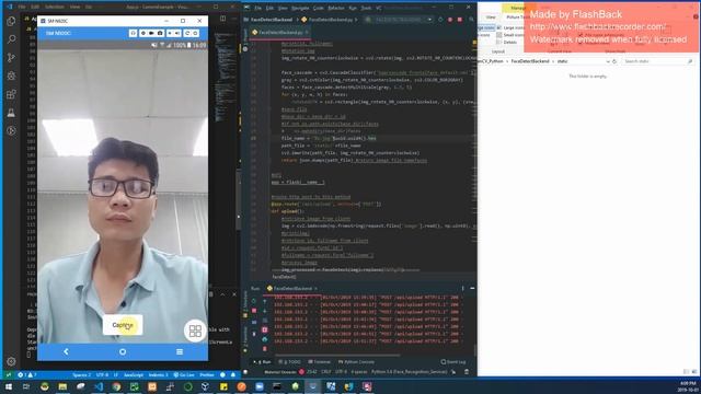 [Demo] FaceDetect - React Native Camera - Python Flask API смотреть онлайн