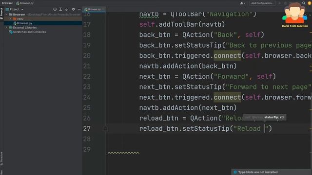 Create Your Own Browser Using Python | Python Project | PyQt5 смотреть онлайн