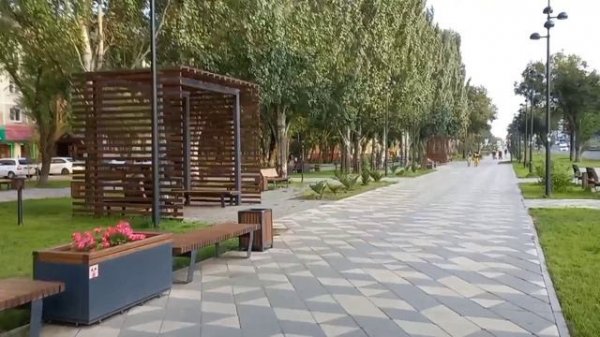 Сквер на Авроре. Самара.