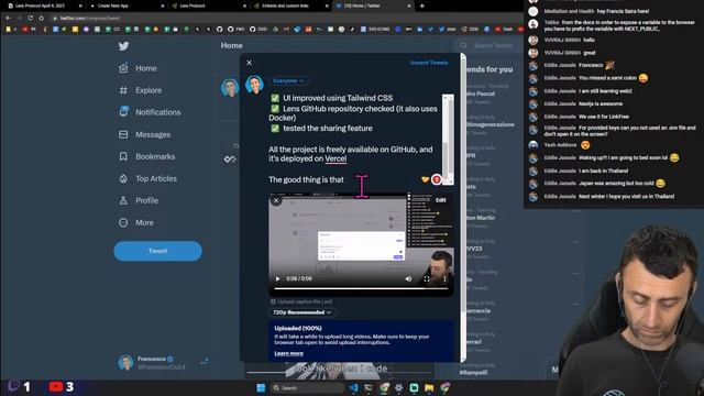 Build a Next app in JavaScript, using Tailwind CSS, Vercel and Lens Protocol смотреть онлайн