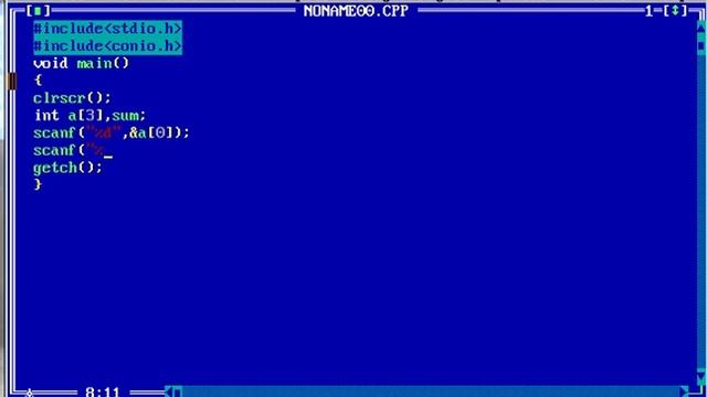 Progam to find sum of first and last element of 1D array in C language смотреть онлайн