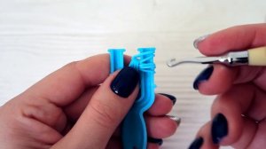 АНГЕЛ из резинок на рогатке. Фигурки из резинок.Angel Rainbow Loom Charm