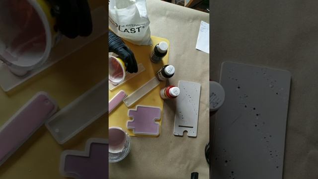 Подставка и мыльница из акрилового гипса смотреть онлайн