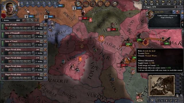 Magyar Crusader Kings 2 - Lászello Dinasztia (HIP mod) - 2. rész смотреть онлайн