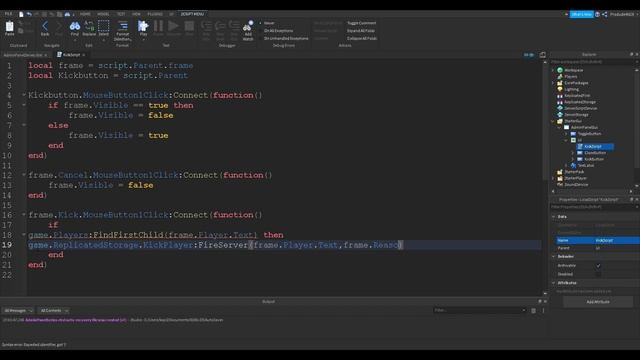 How To Make An Admin Panel Part:2 | Kick Function смотреть онлайн