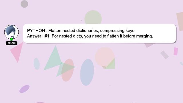 PYTHON : Flatten nested dictionaries, compressing keys смотреть онлайн