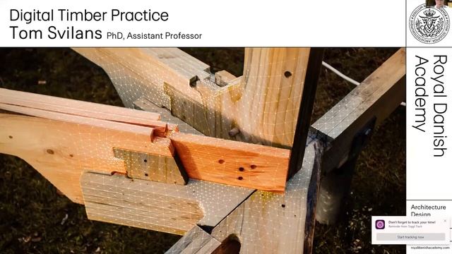 Frontiers of Intelligent Timber Construction Robotic Fabrication Lecture Series Part 2 смотреть онлайн