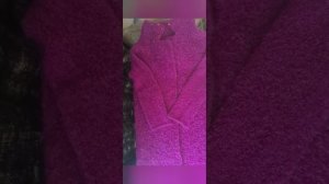 СП Осенний блюз.Кардиган пальто из пряжи букле?.