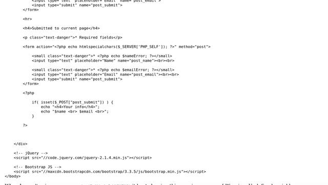 How to fix warning in php : Warning: Undefined variable $nameError in... смотреть онлайн