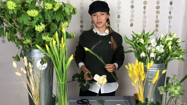 Подготовка цветов к постановке в букет | Флористика для начинающих смотреть онлайн