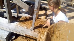 Как мы строили дом из лёгкого самана