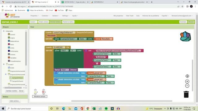 Crea tu aplicación en App Inventor para editar un Excel, registra y elimina con QR! смотреть онлайн