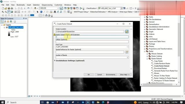 1. DEM Preparation for SWAT model Input смотреть онлайн
