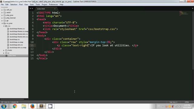 Bootstrap Text alignment смотреть онлайн