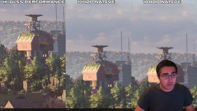 NATIVE VS DLSS PART 2 / Which one is better? / 1080p Native vs 1440p NATIVE vs 4K DLSS PERFORMANCE смотреть онлайн