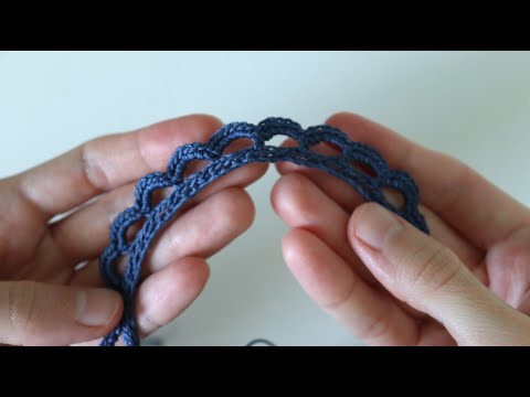 Как вязать КАЙМУ крючком смотреть онлайн