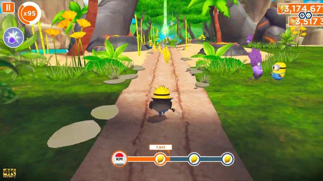 Minion Rush The Volcano Lvl 675 - Vampire Minion run 16K meters at the Volcano | PC UHD 4K 60FPS смотреть онлайн