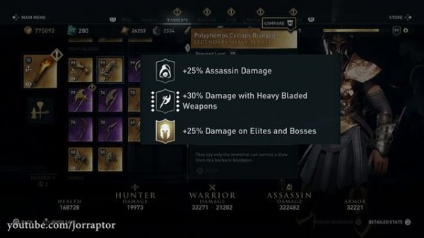 Assassin's Creed Odyssey Best Weapons - TOP 10 Best Legendary Items (AC Odyssey Best Weapons)