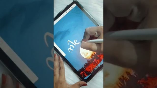 Malayalam Word Handlettering In Procreate 5.2 Drawing App for Ipad Air 2020 with Apple Pencil смотреть онлайн