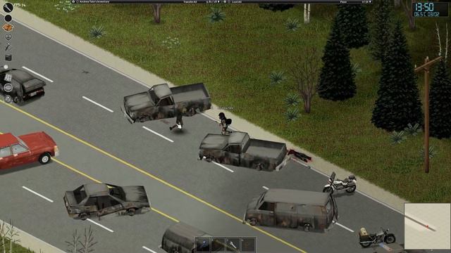 We try to survive on a bus as a safehouse! Project Zomboid, Part 2! смотреть онлайн
