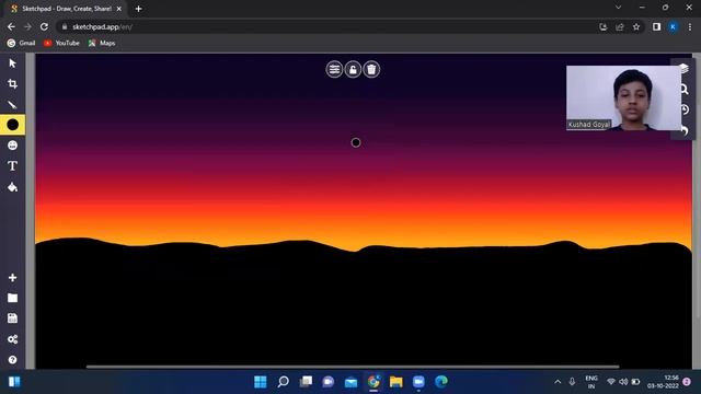 Features of sketch.io and a amazing sunset scene. (Graphics designing) смотреть онлайн