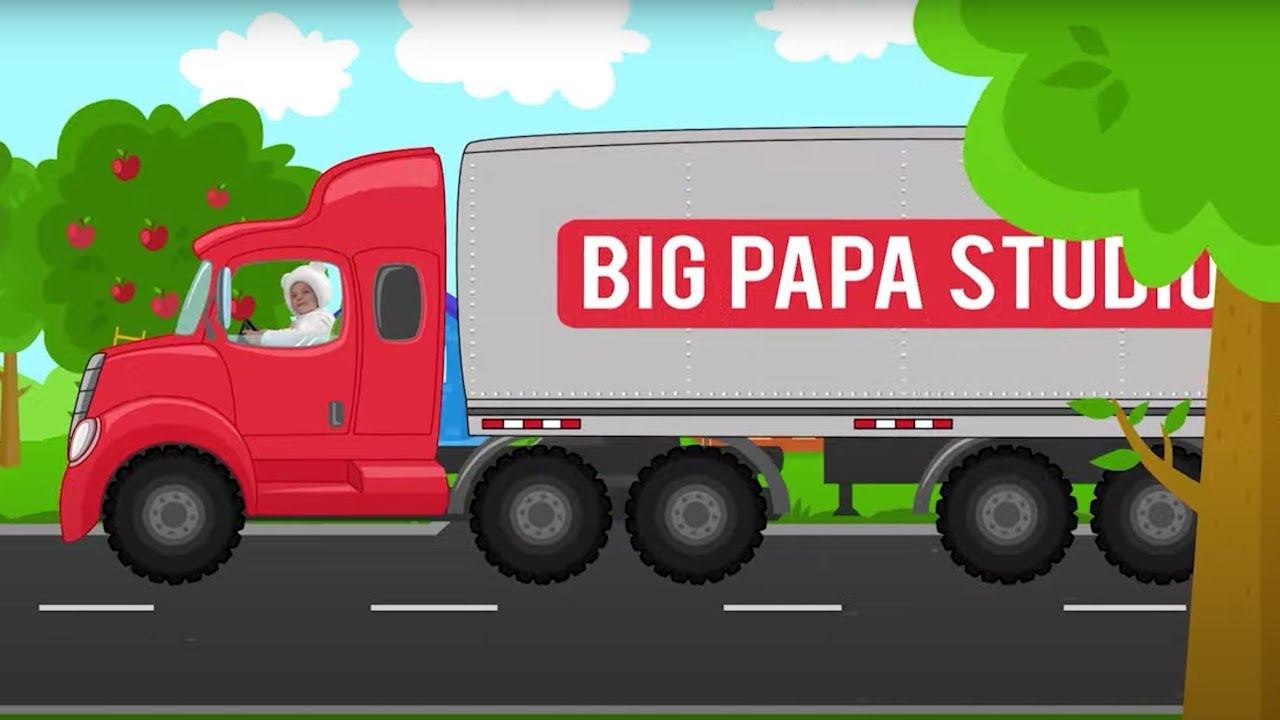 ГРУЗОВИК Развивающие детские песенки !Три Медведя  сборник песенок про машинки