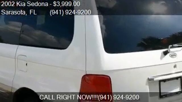 2002 Kia Sedona EX 4dr Mini Van for sale in Sarasota, FL 342 смотреть онлайн