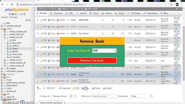 C# Project Tutorial - Create a Library Management System Using C# And MySQL - DEMO смотреть онлайн