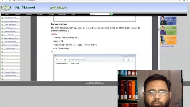 PHP Class 5 sir masoood | Chapter-03 | Concept of Data Types (Variables & Constants ) in php смотреть онлайн