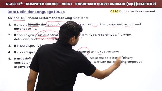 Data Definition Language (DDL) - SQL | Class 12 Computer Science Chapter 9 (2022-23) смотреть онлайн