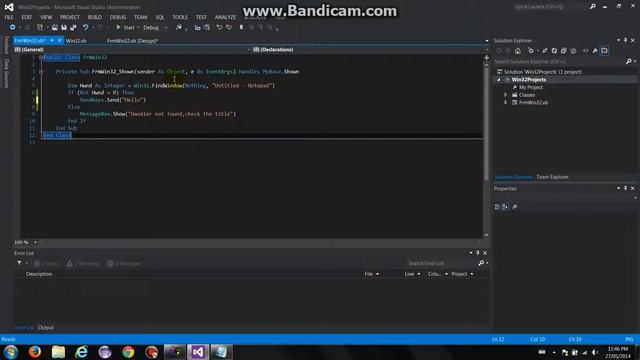 VB.NET Win32 API Part3 SetForeGroundWindow смотреть онлайн