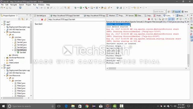 Filter concept in Servlets смотреть онлайн