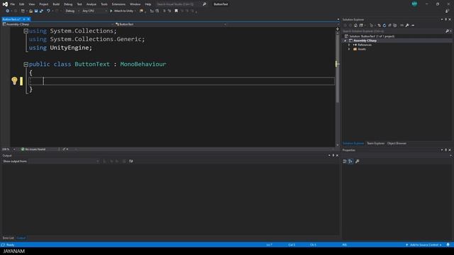 Unity UI Tutorial: Set Text On Button Click C# Event смотреть онлайн